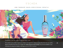 Tablet Screenshot of escada-fragrances.com